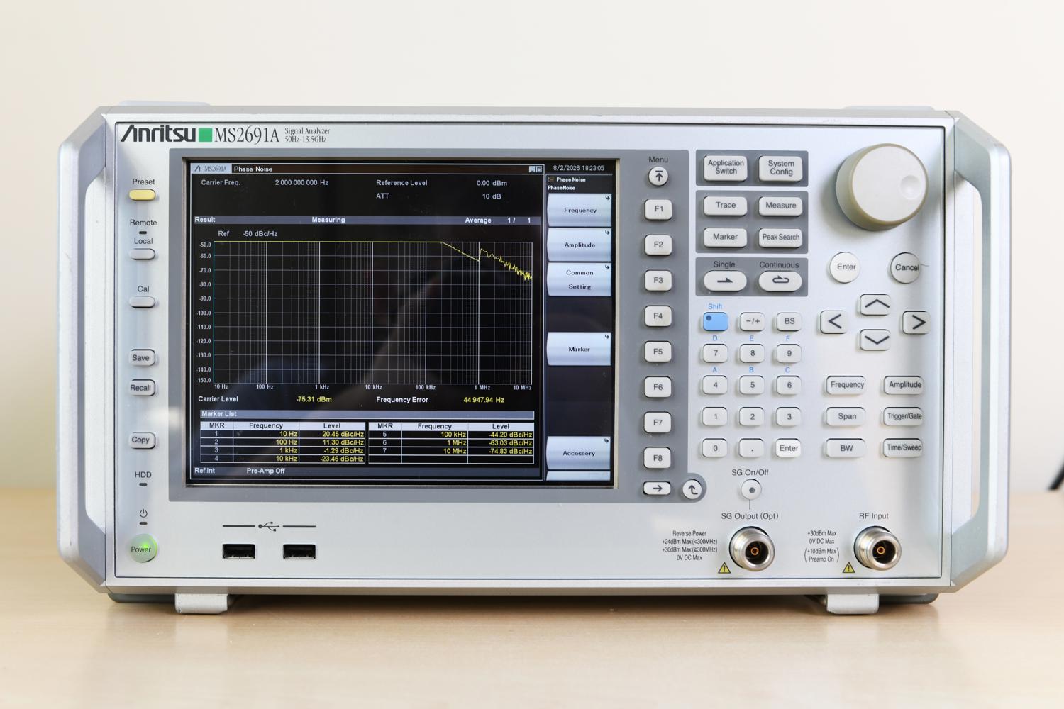 Анализатор спектра и сигналов Anritsu MS2691A до 13 ГГц